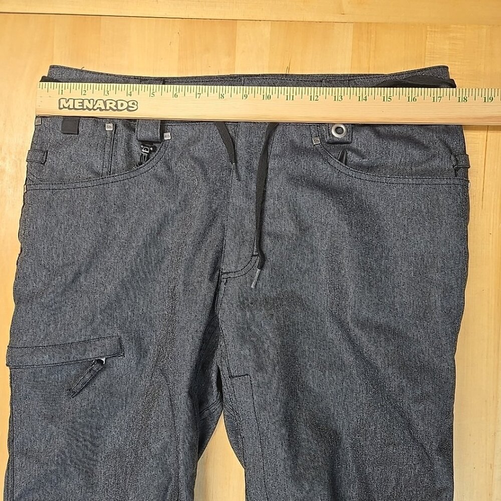 686 Snowboard Pants Mens Medium InfiDRY Reserved Raw 10,000 MM Waterproof Gray - Picture 6 of 13
